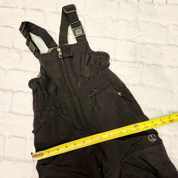 New Unisex 3T Waterproof Squall Snow Bib Black Grow a Long - Picture 13 of 14